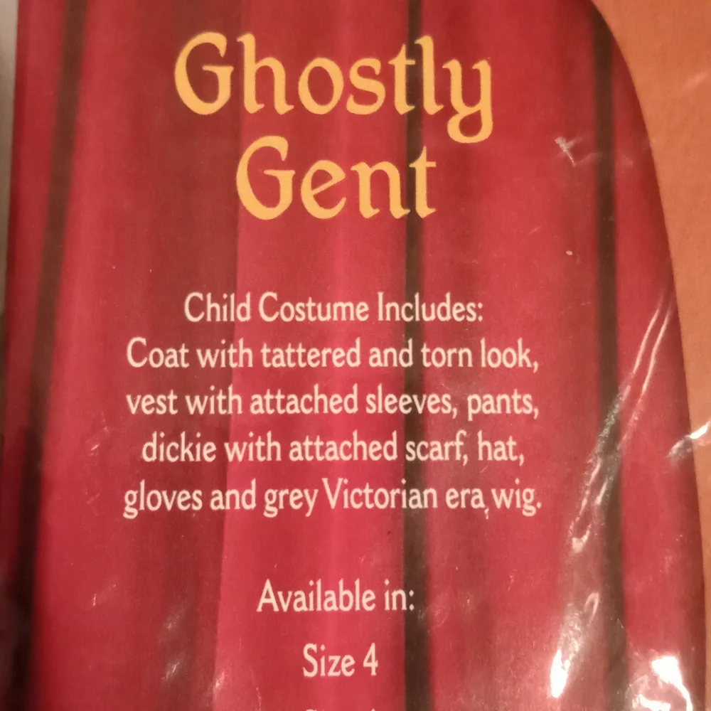 New Incharacter Costumes Ghostly Gent